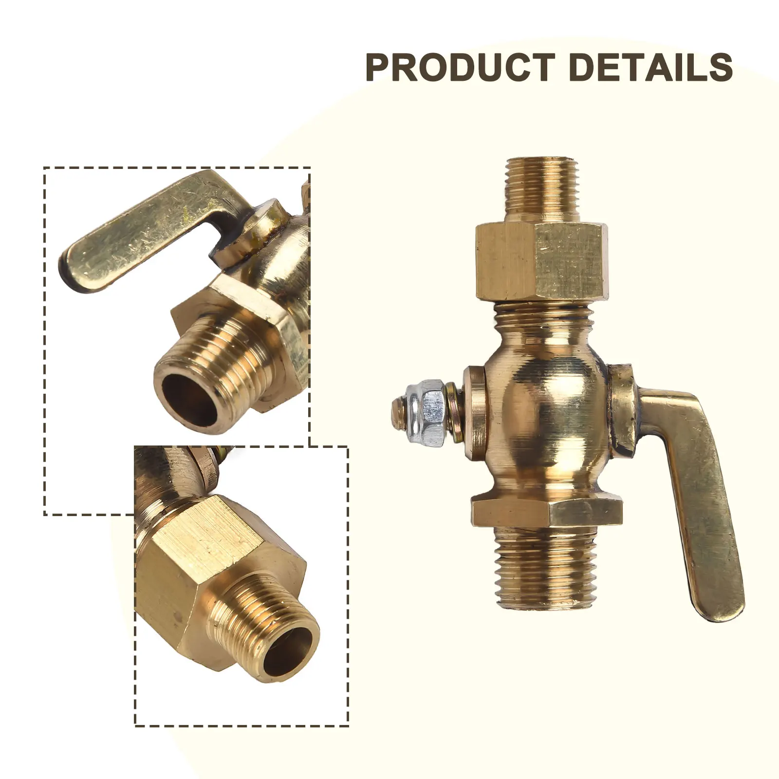 دراجة نارية 1/8 \\\"-1/4\\\" النحاس الديك G1/4 النحاس صمام الوقود الحنفية صمام النحاس بيتكوك الوقود Petcocks الصنابير للدراجات النارية خمر