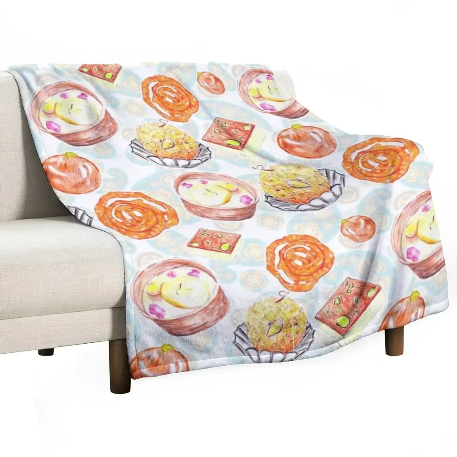 Indian sweet treets Throw Blanket Summer Beddings Beach Thermal Hair Thermals For Travel cosplay anime Blankets