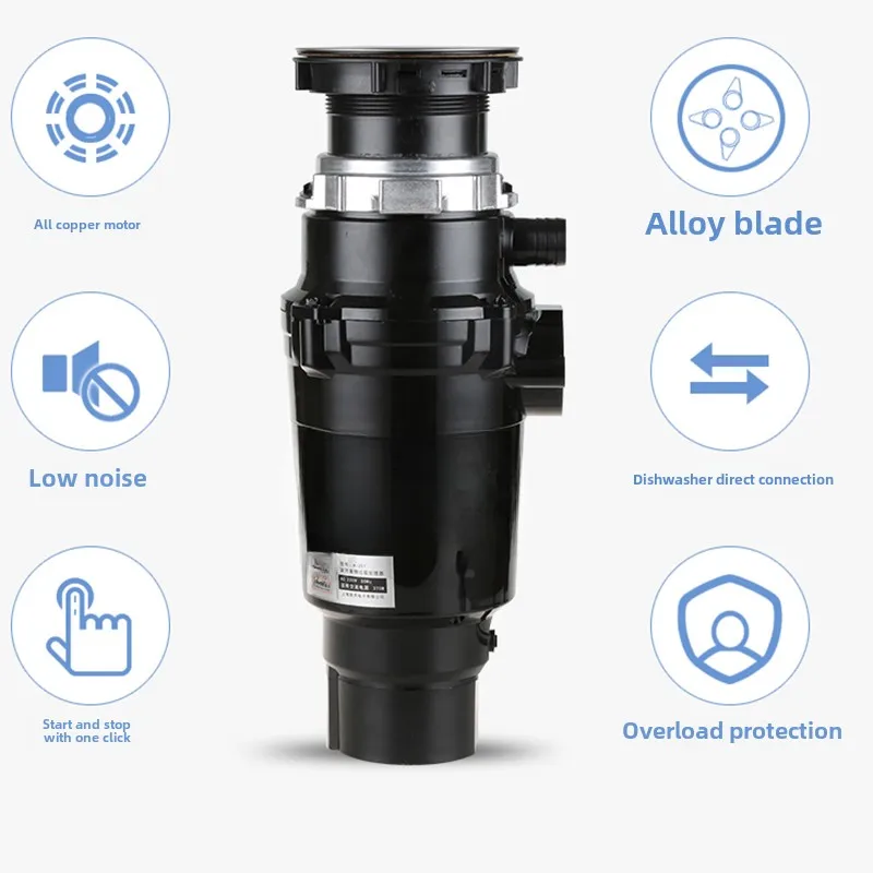 Müllentsorgung Haushalt Küche Lebensmittelabfall Mühle Luftschalter automatisch