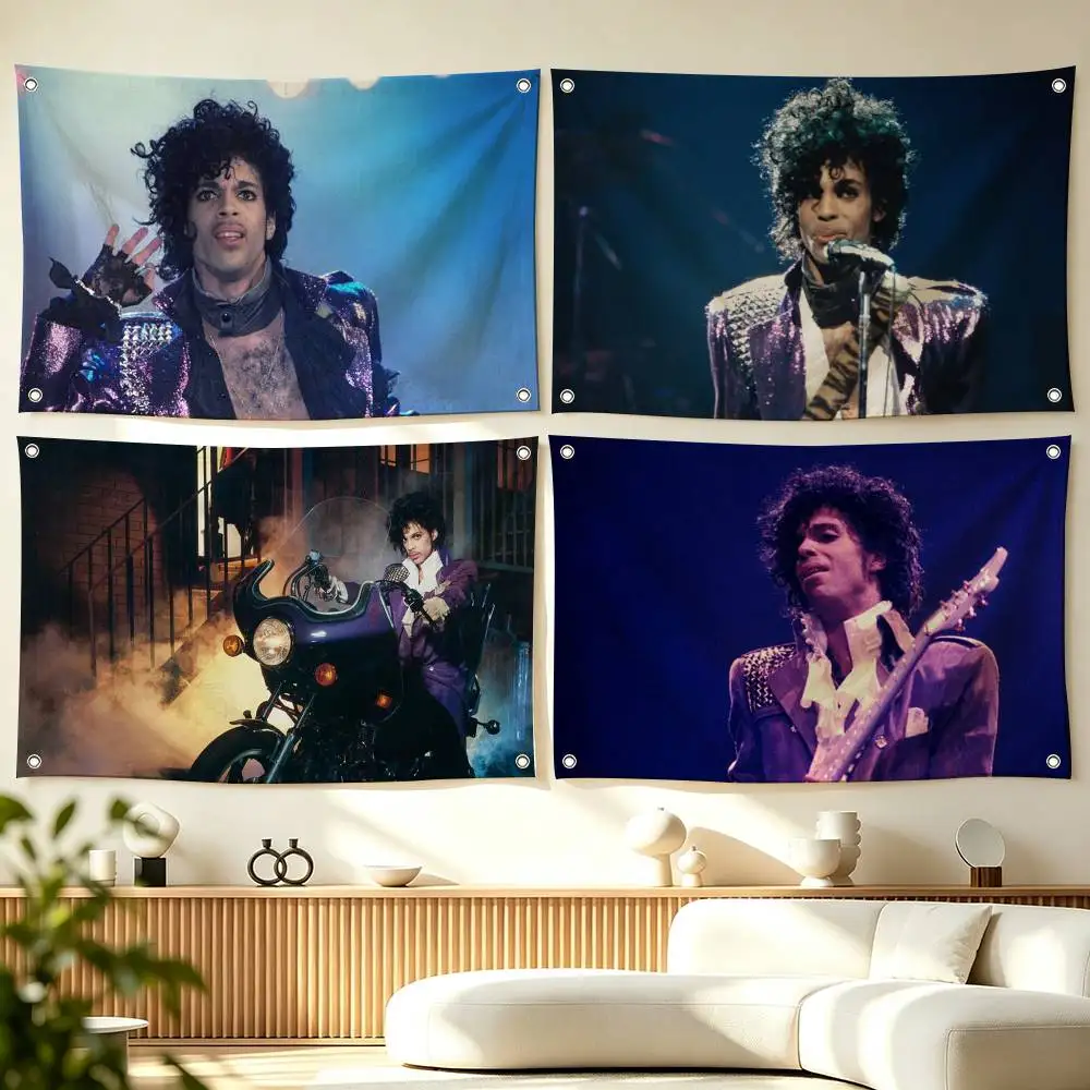 P-Prince Rogers N-Nelson  Flags for Bedrooms Home Decor Items Outdoor Decors Garage Decoration Flaga