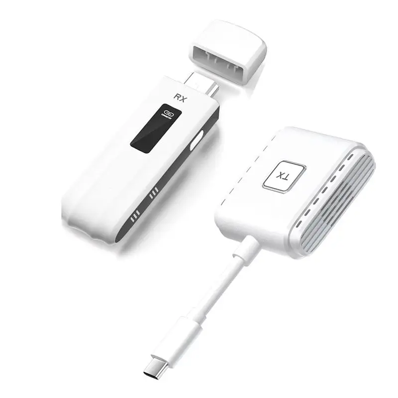 Wireless TYPE-C Video Transmitter And Receiver Extender Kit Display Adapter Dongle For TV Monitor Projector Switch PC