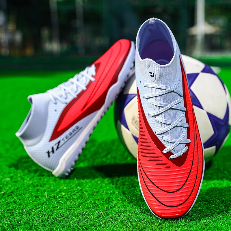 Soccer Cleats for Mens Womens Indoor Turf Soccer Shoes Youth TF Training Football Boots Unisex
