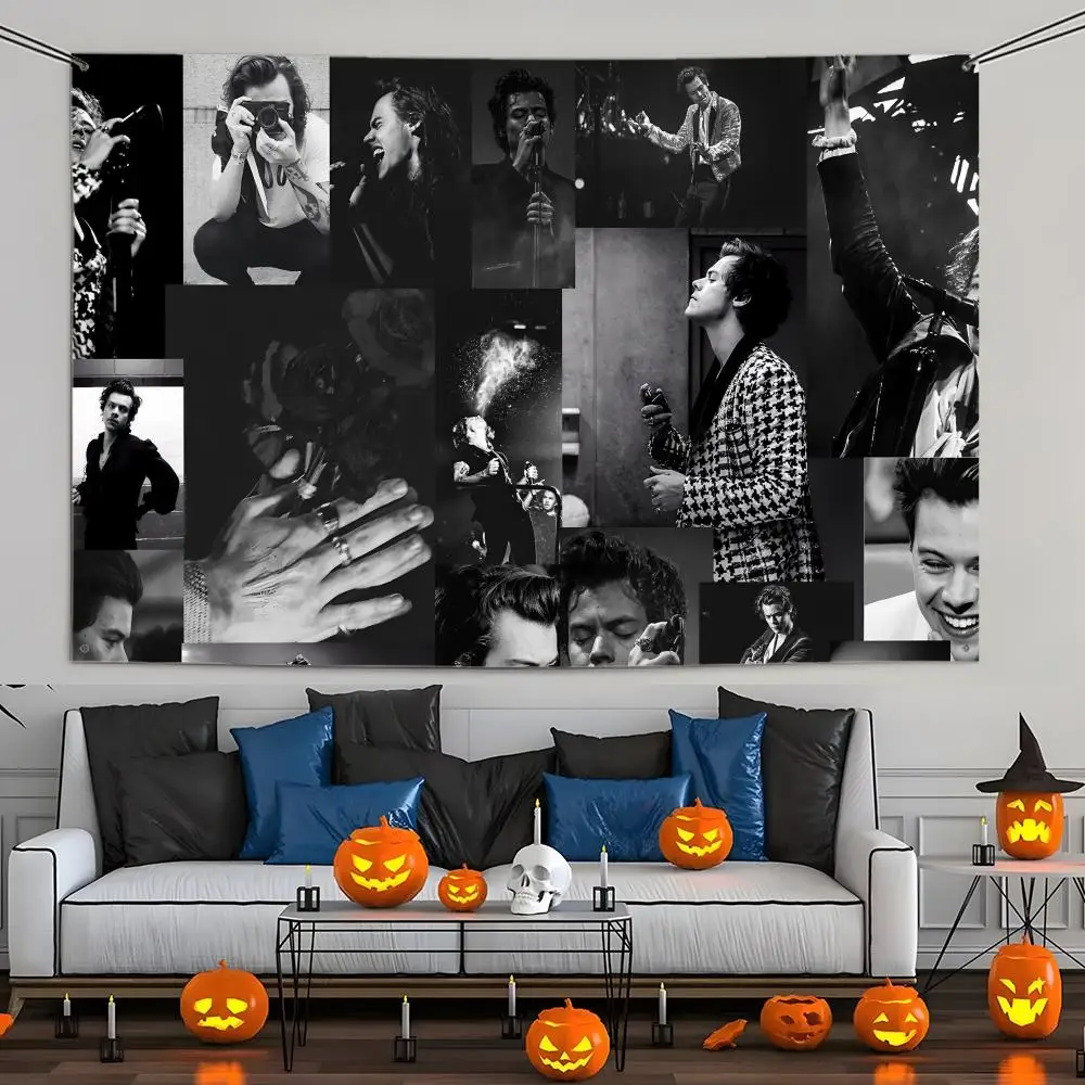 Singer H-Harry S-Styles Flaggen Wandbehang Wandteppich Outdoor Dekorative Flagge Hintergrunddecke