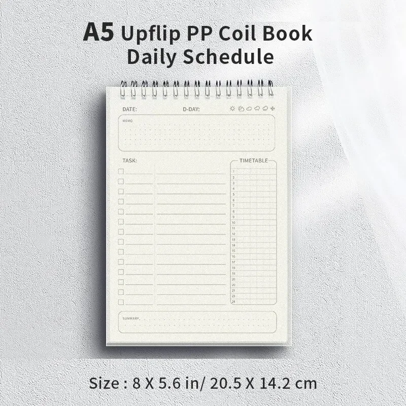caderno-espiral-a5-com-agenda-planejador-lista-de-tarefas-diarias-bloco-de-notas-160-paginas-material-de-escritorio-escola-papelaria-2-pecas