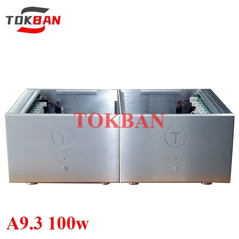 Tokban A9.3 Mono Power Amplifier 100w High Power Split Amp Ultra Low Distortion Low Noise Balanced XLR HIFI Amplifier Audio