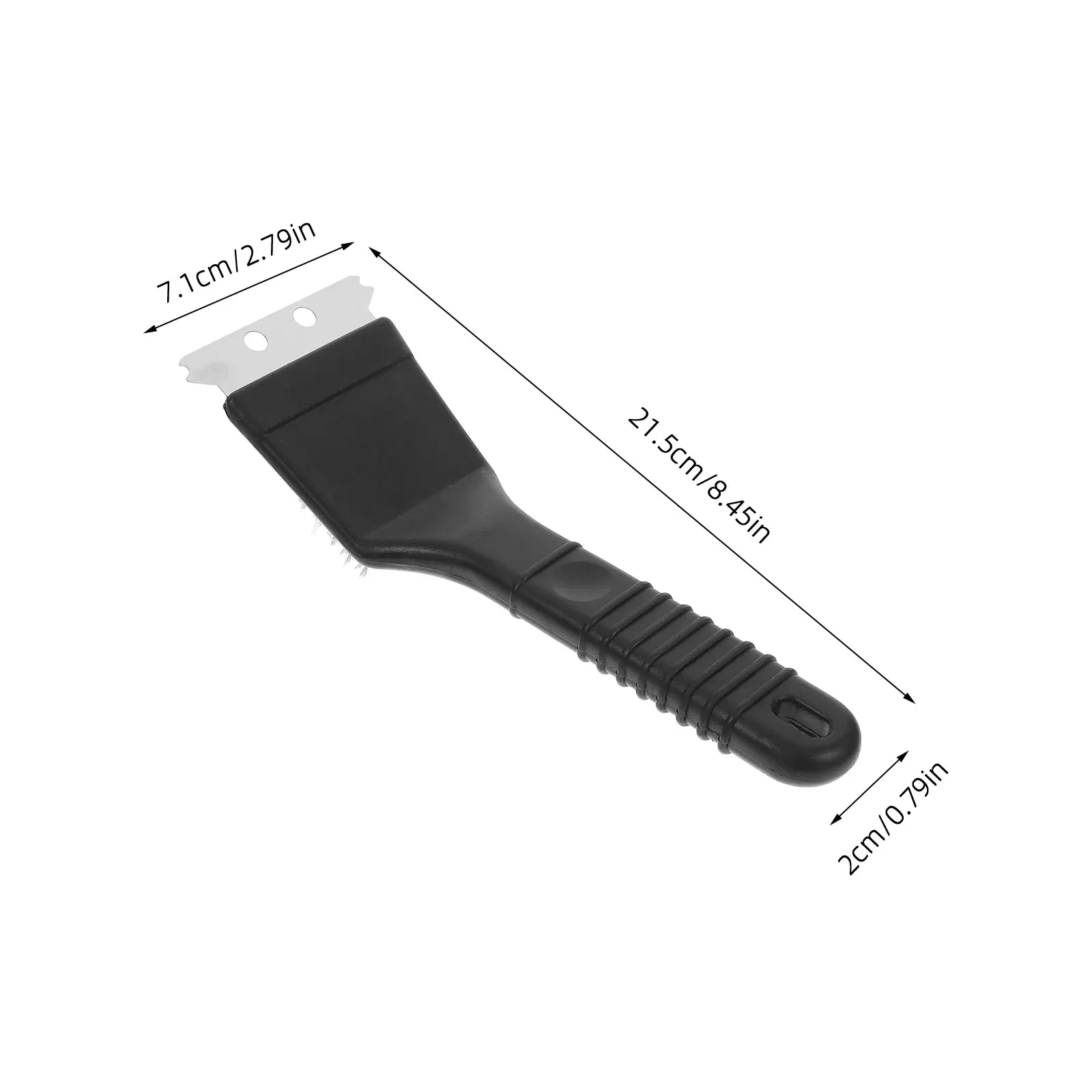 

2pcs Stainless Steel Cleaning Brush Long Handle Bird Droppings Removal Tool Pet Maintenance Dense Bristles Rust Resistant