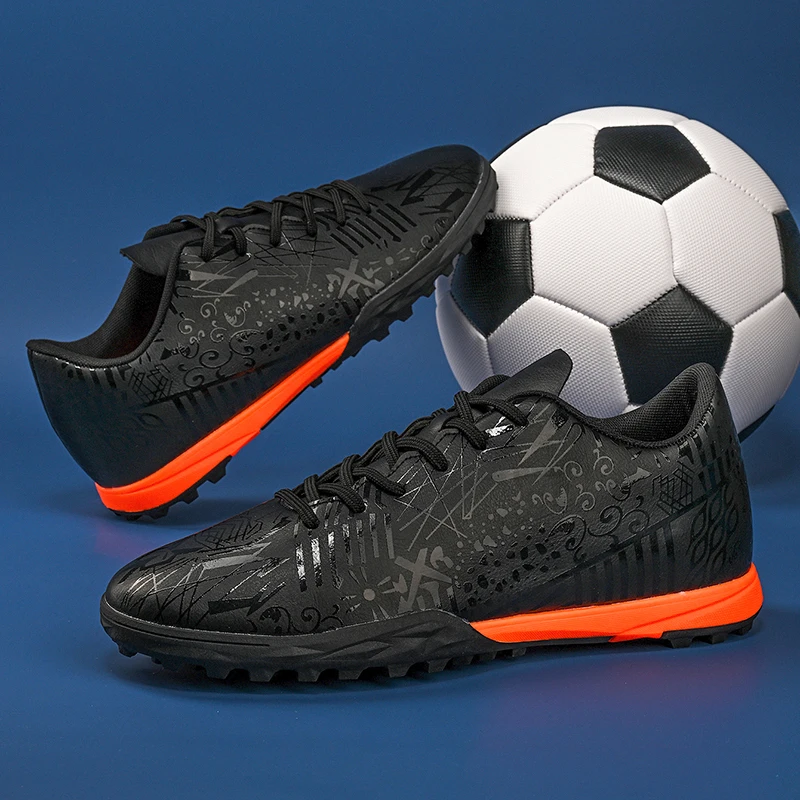 

Men’s Football Shoes Non-slip Soccer Spiked Shoes Women Outdoor Soccer Sneakers Comfortable Futsal Shoes TF/FG Football Cleats