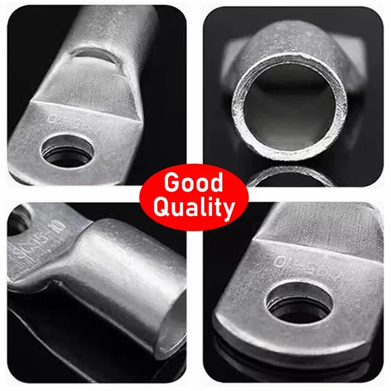 5 ~ 20 pz Tipo SC Filo Terminale A Naso SC6/10/16/25/35/50/70/95 Batteria In Rame Nudo Blocco Alette Foro ID6/8/10/12 Crimpare connettore del cavo