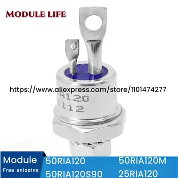 5pcs/lot 50RIA120 50RIA120S90 50RIA120M 25RIA120 Brand new original silicon controlled rectifier screw thyristor