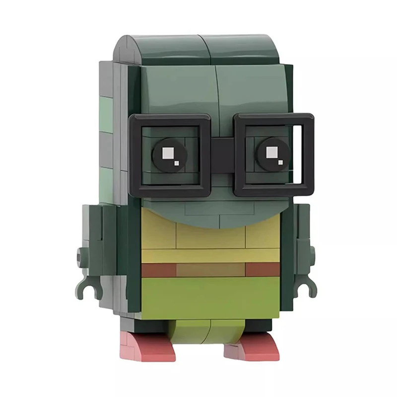 MOC Rockos – figurines de vie modernes, RockoHeffer Wolfe Spunky Filburt Shellbach Bighead, ensembles de blocs de construction, jouets pour enfants, cadeau