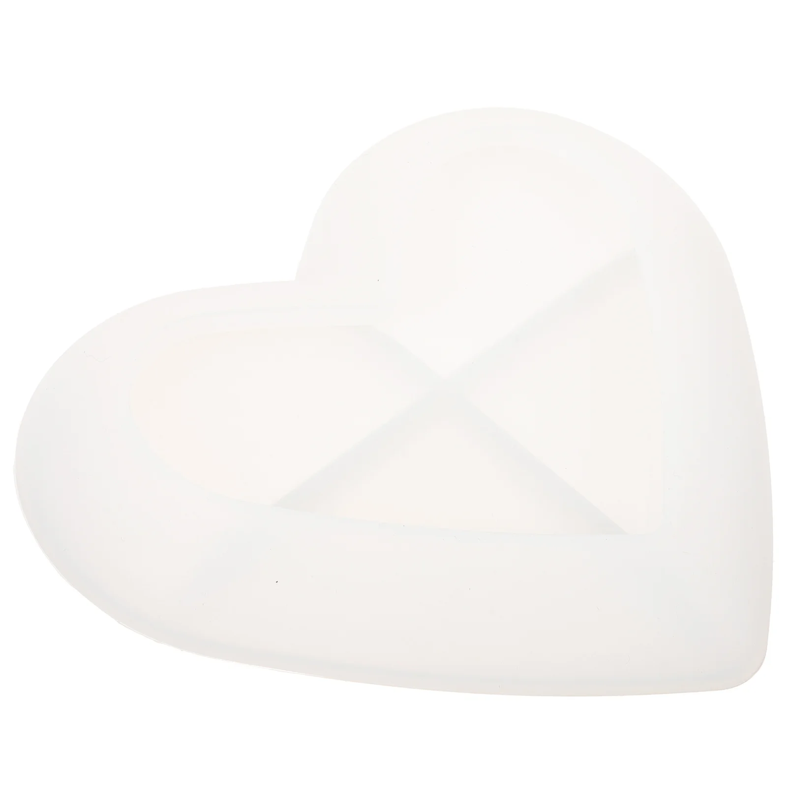 

DIY силиконовый лоток для ювелирных изделий, форма для эпоксидной смолы, безопасные гибкие многоразовые формы для литья посуды в форме сердца для изготовления предметов из смолы