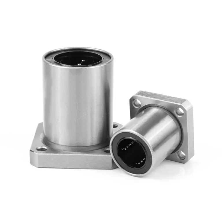 2Pcs Square Flange Linear Motion Bushing LMK Ball Bearing LMK6UU LMK8UU LMK10UU LMK10LUU LMK12LUU Bearing For 3d Printer CNC