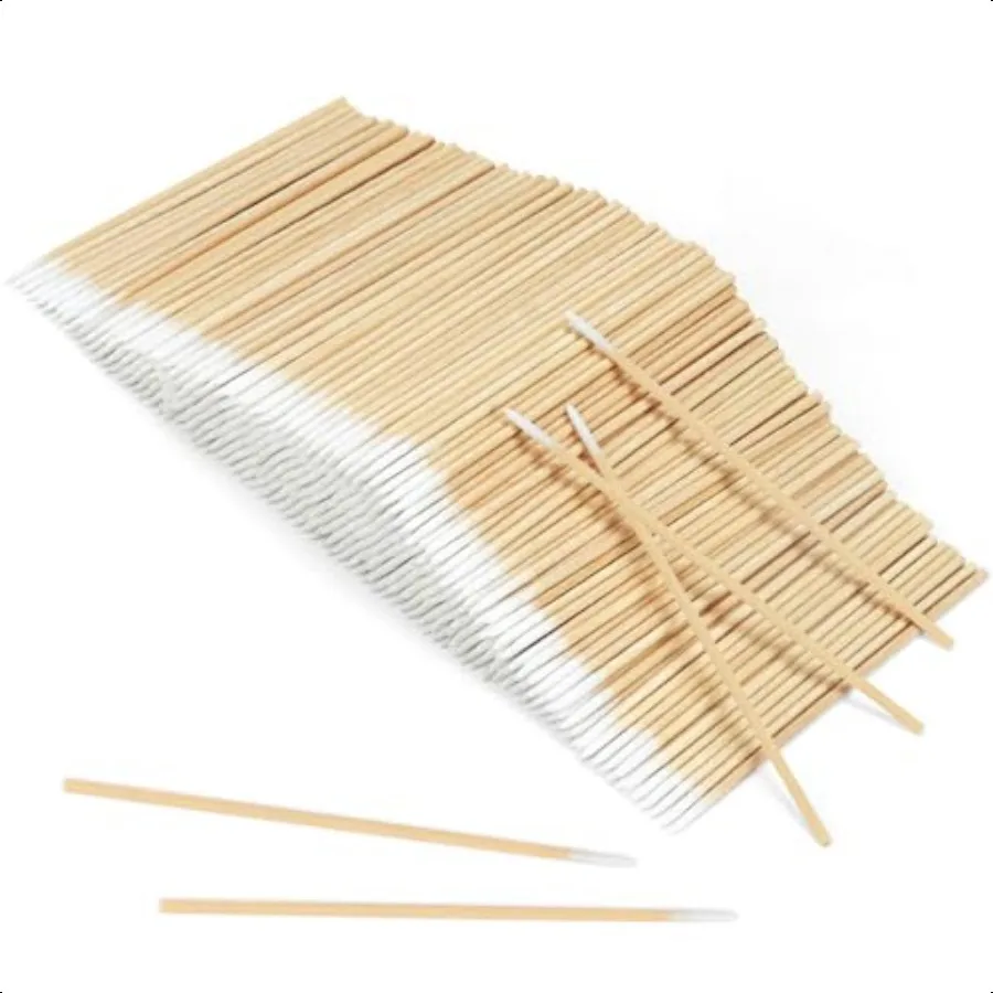 1600PCS Precision Microblading Cotton Swabs 4 inch Pointed Cotton Swab  Cotton Sticks for Makeup Cleaning Nail Polish Eyebrow T