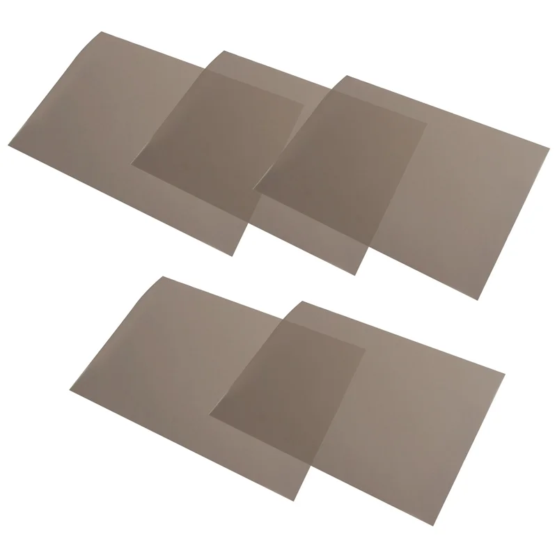 J1UL1N Folia Polaryzacyjna Liniowa LCD/LED Filtr Polaryzacyjny Arkusz Folii Polaryzacyjnej Do Fotografii Polaryzacyjnej 5 SZTUK