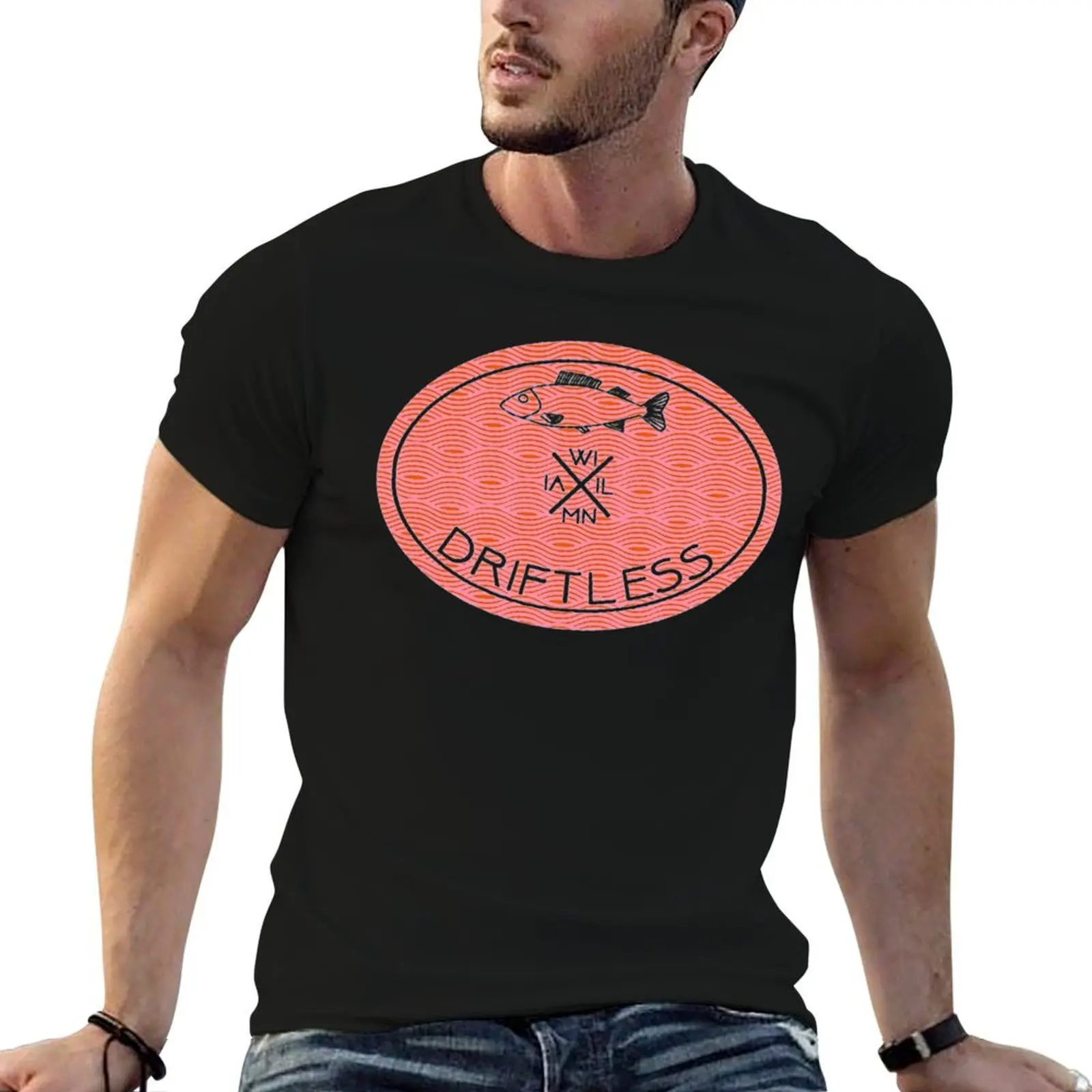 

driftless T-Shirt funny t shirts cotton t shirts for man graphic vintage T-Shirt