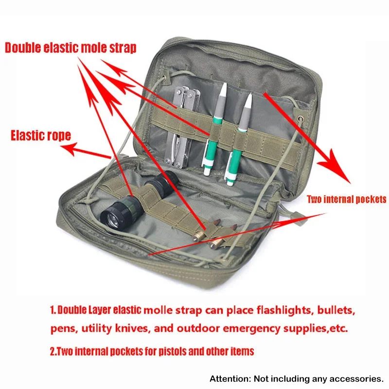 Tac Pouch Apteczka medyczna EDC Outdoor Emergency Bag for Hunting Accessori Utility for Multi-functional Tools