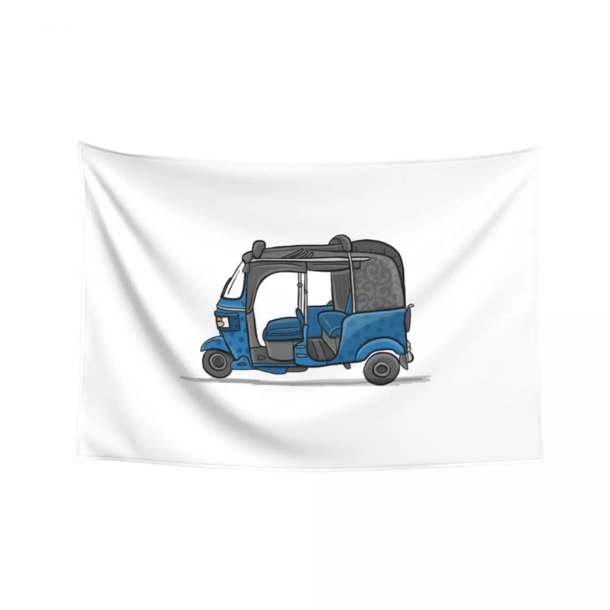 

Tuktuk, motorbike asian taxi Tapestry Cute Room Things Wall Tapestries Room Aesthetic Decor Tapestry