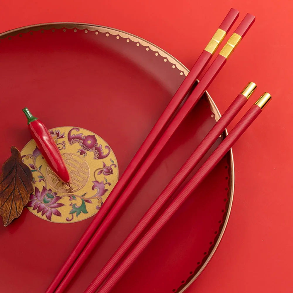 5Pairs Hohe Qualität Japanische Nicht-Slip Stäbchen Koreanische Hotel Restaurant Tragbare Gesunde Lebensmittel Stick Sushi Küche Stäbchen – Detail 7
