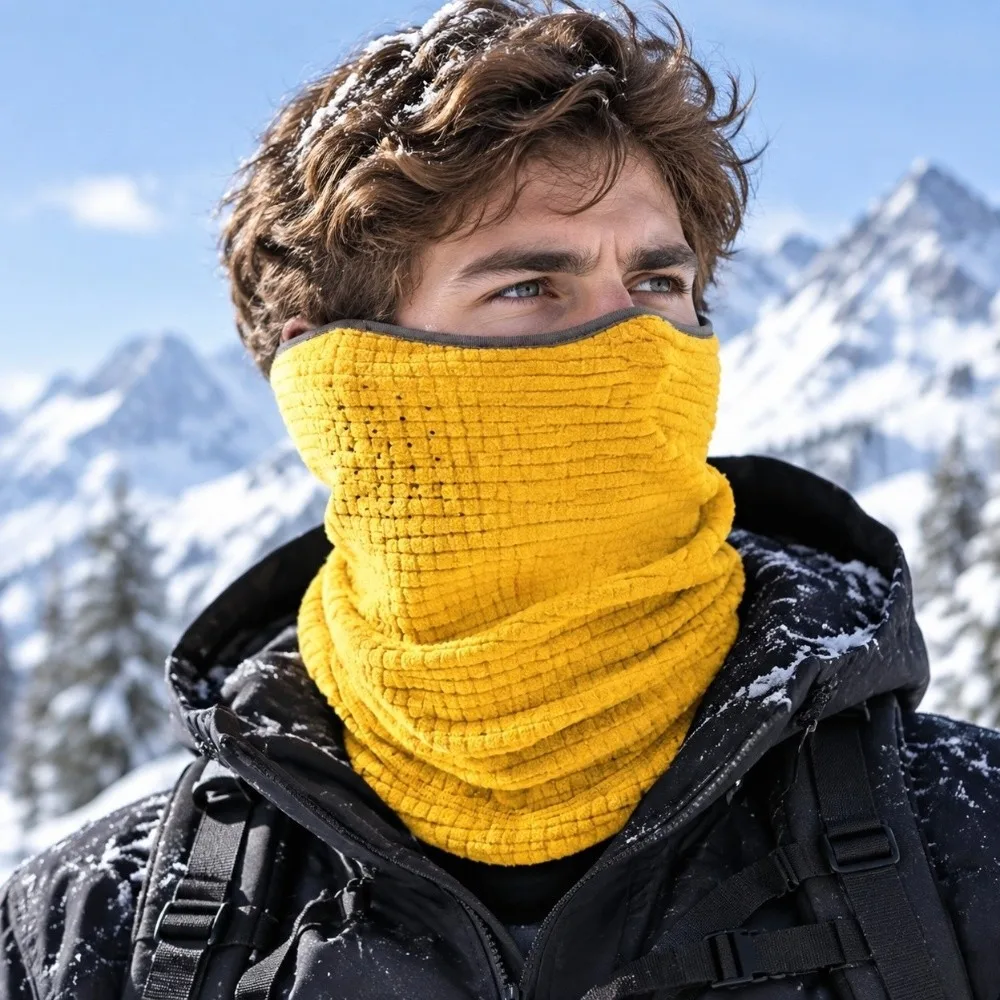 Thickened Neck Warmer Breathable Soft Fleece Fleece Scarf Lightweight Multi-functional Face Mask Skiing Snowboarding