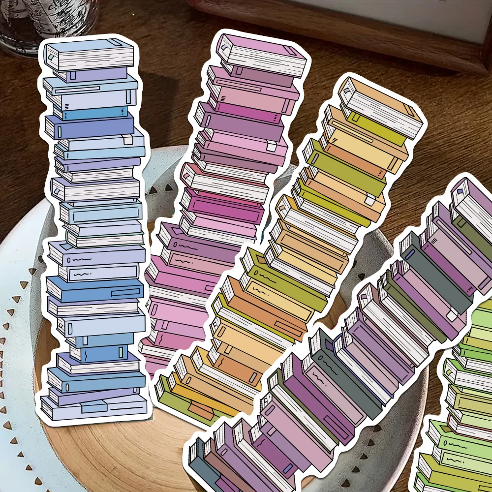 

30pcs Colorful Book Tracker Bookmarks Reading Pages Books Tagged School Stationary Supplies DIY Aesthetic Bookmark Creative Gift