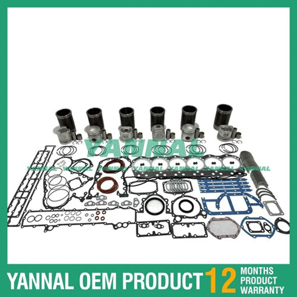 

Новый комплект для капитального ремонта 6D14 с набором прокладок и подшипников для двигателя Mitsubishi 6D14