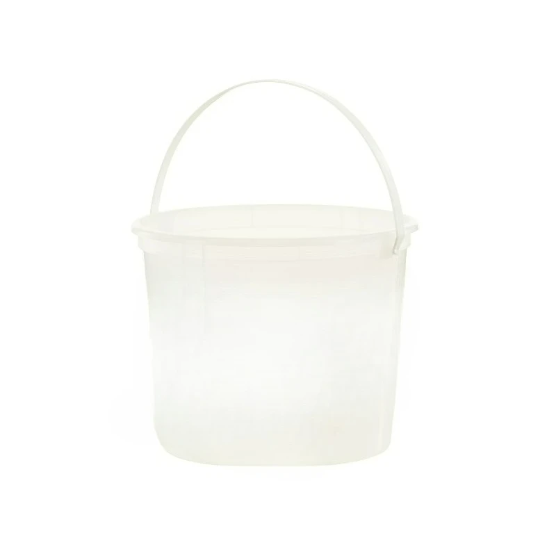 (2 pack) 5 Quart Round Measure Right Plastic Mixing Bucket, Translucent, 1 Each