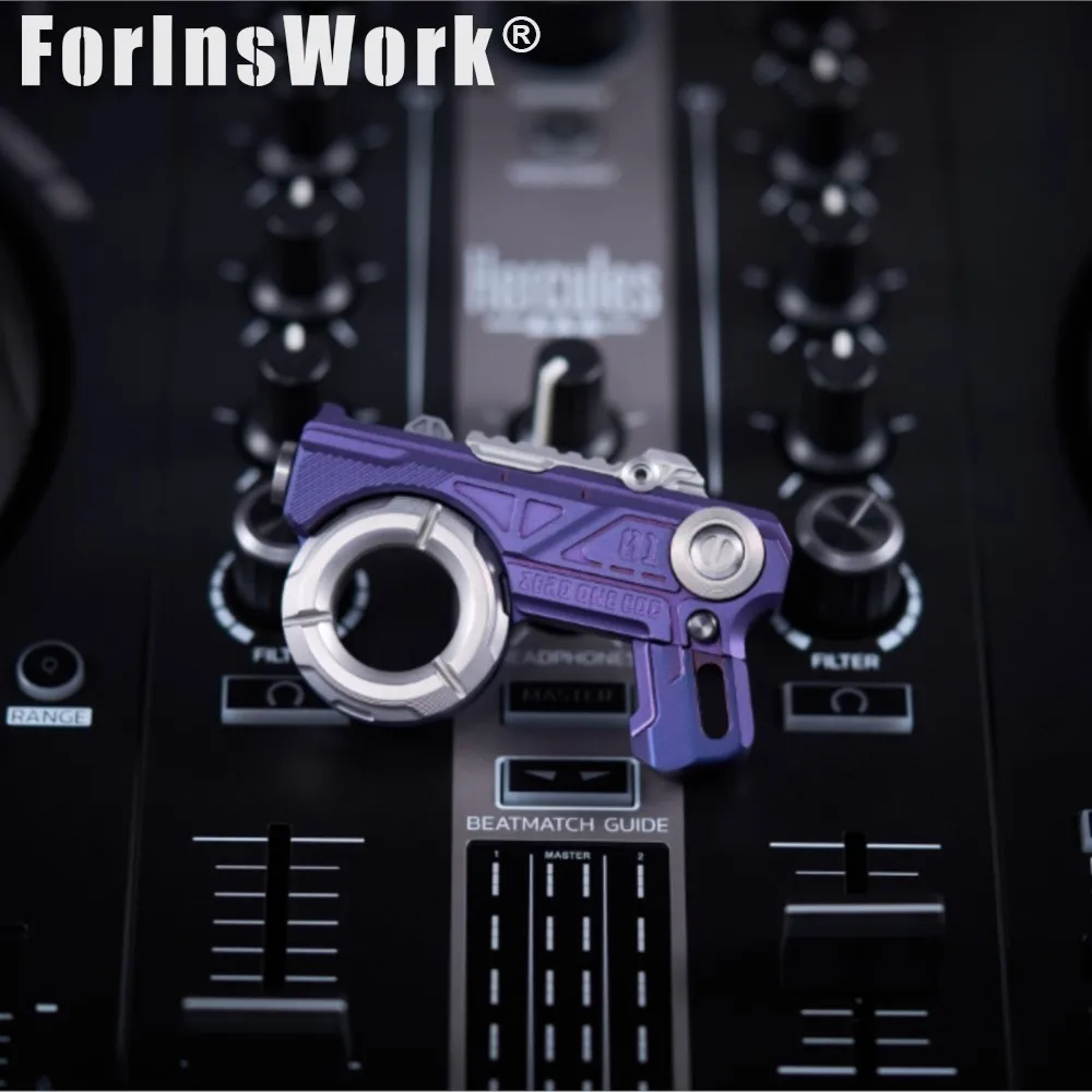 01edc Knight 2.0 Mechanischer Fingerring, multifunktionales Spielzeug, mechanisches Drücken, Fidget, Antistress, entspannendes Fidget-Spielzeug