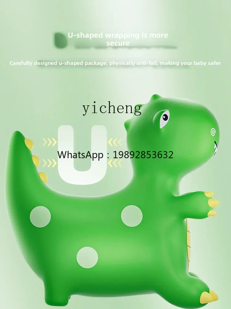 ZZ Children's Jumping Horse Baby Inflatable Horse Baby Riding Toy Dinosaur Pony Rocking Drop-Resistant