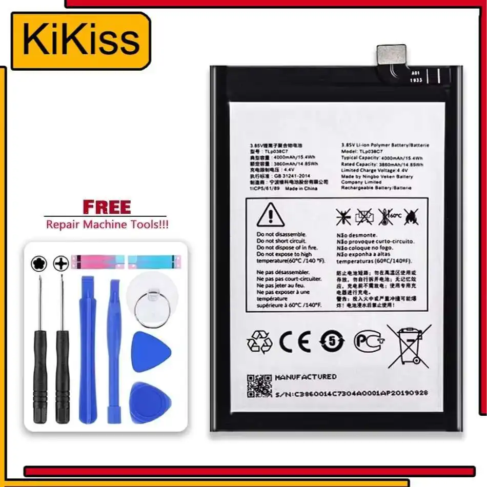 

Battery for Alcatel for Alcatel TLP038C7 TLP048A8 4000mAh-5000mAh