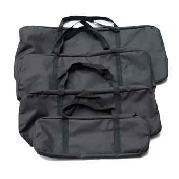 אוהל אחסון לשאת קיפול קיבולת גדולה מטען קיפול שקית כושר לקמפינג כושר נסיעות רגליים שחור 600d