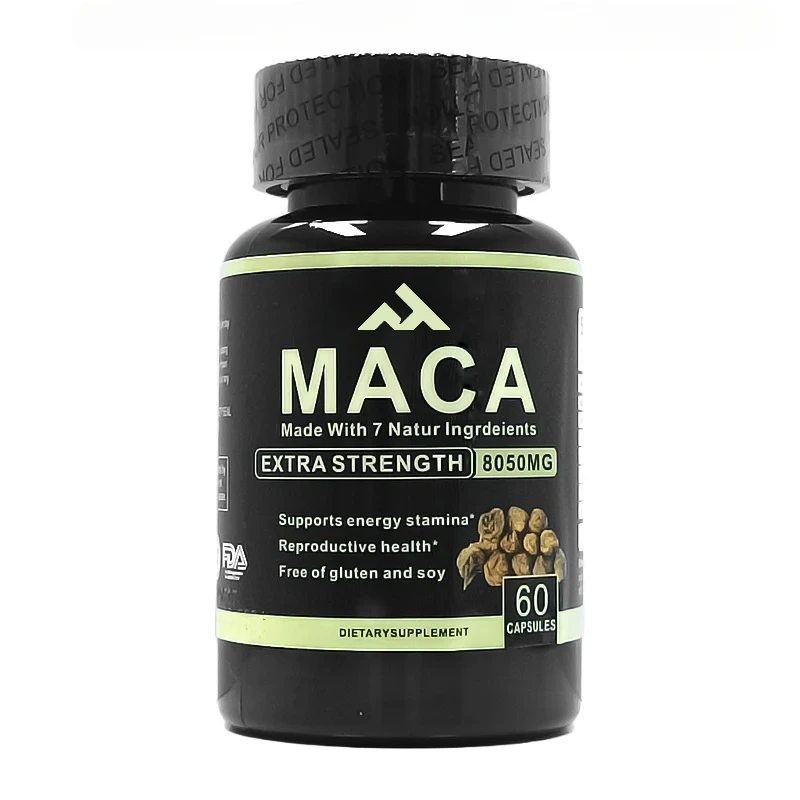 Organic Maca Root Powder Male and Female Capsules 60 Capsules Natural Mixed Extract Capsules