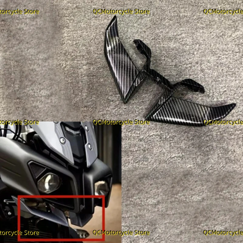 

Carbon fiber coating Motorcycle Headlight Under Fairing Wing Fit for Yamaha FZ-10 MT-10 MT10 FZ10 2016 2017 2018 2019 2020 2021