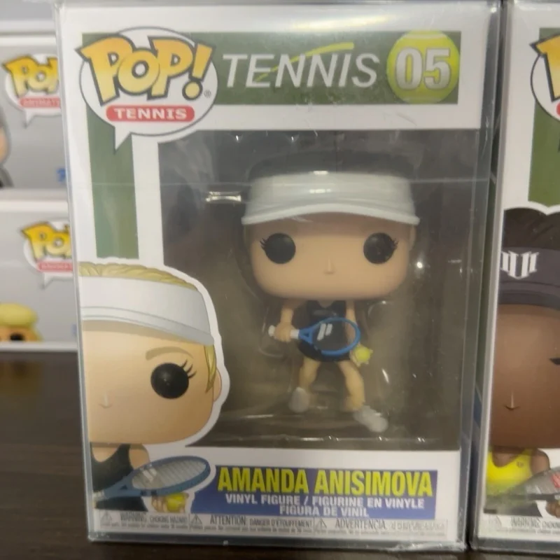 Funko pop tênis john mcenroe bjorn borg amanda anisimov maria sharapova global limitado colecionáveis boneca estatuetas modelo brinquedos