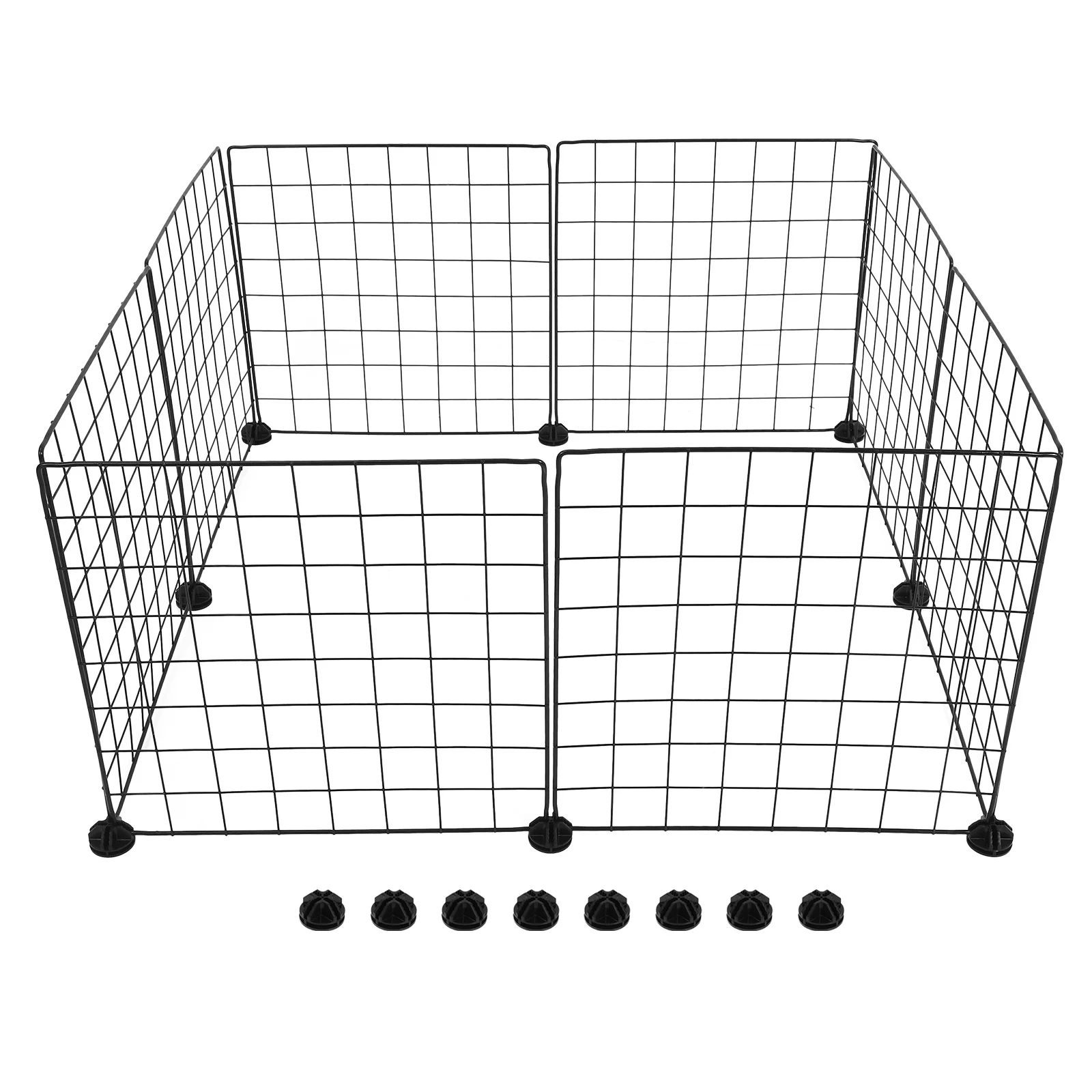 

8 Pcs Small Animal Fence Portable Metal Yard Playpen Rabbit Guinea Pig Cage Pet