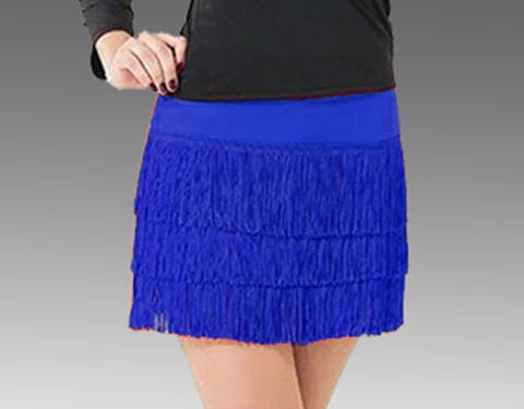 กระโปรงเต้นลาตินแบบใหม่สำหรับผู้หญิง กระโปรงยาวประดับพู่ ชุดแสดงสำหรับผู้ใหญ่ ชุดฝึกซ้อมสำหรับเด็ก ชุดแข่งขัน...