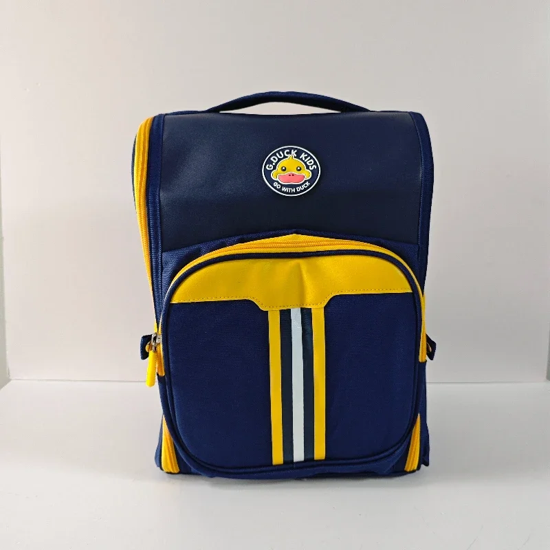 حقيبة ظهر للأطفال حقائب مدرسية للأولاد حقيبة ظهر مدرسية على شكل بطة صفراء صغيرة مقاومة للماء حقيبة كتب أساسية Mochila Infantil #4