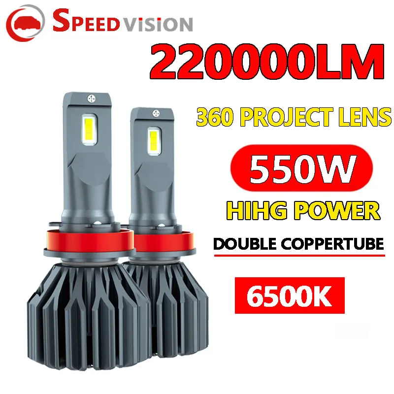 H7 LED Headlight K5C 220000LM Led H3 H4 H11 H8 H1 HB3 9005 9006 HB4 9012 HIR2 H9 CSP 6500K White Car Lamps Canbus Car Light 12V