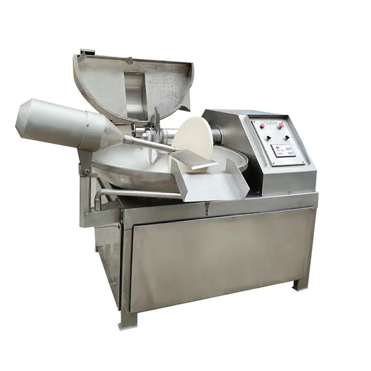 Commercial Meat Emulsification Bowl Cutter Machine For Delicatessen Plant Sausage And Cooked Meat Prep Work