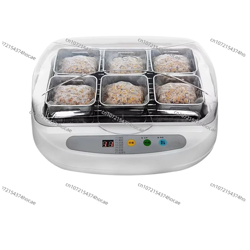 Automatic Electric Natto Maker Stainless Steel Cups Yogurt Tempeh Pickled Vegetable Rice Wine Fermenting Machine Fermenter