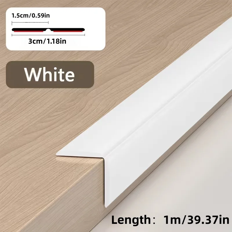 1pc 39.37in Self adhesive wall corner decorative，three in one design (male corner, female corner, flat sticker), home decoration