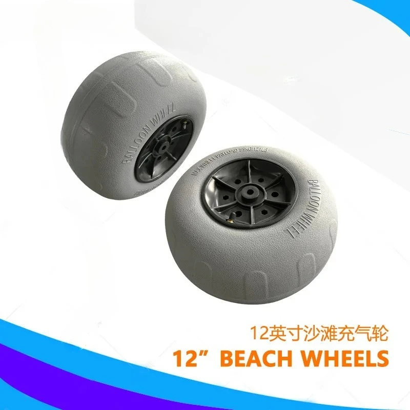 12인치 공기 주입식 비치 휠, 풍선 회전 타이어가 있는 카약 트레일러