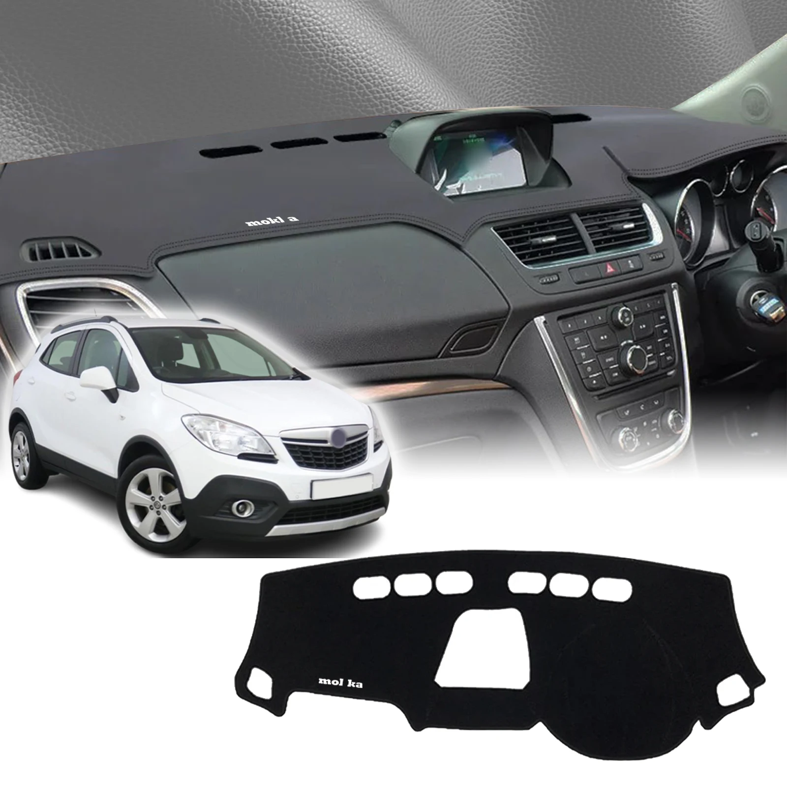 

fit for Opel Vauxhall Mokka 2013 2014 2015 2016 Car Accessories Protective Carpet Dashmat Dashboard Cover Pad DashMat Sunshade