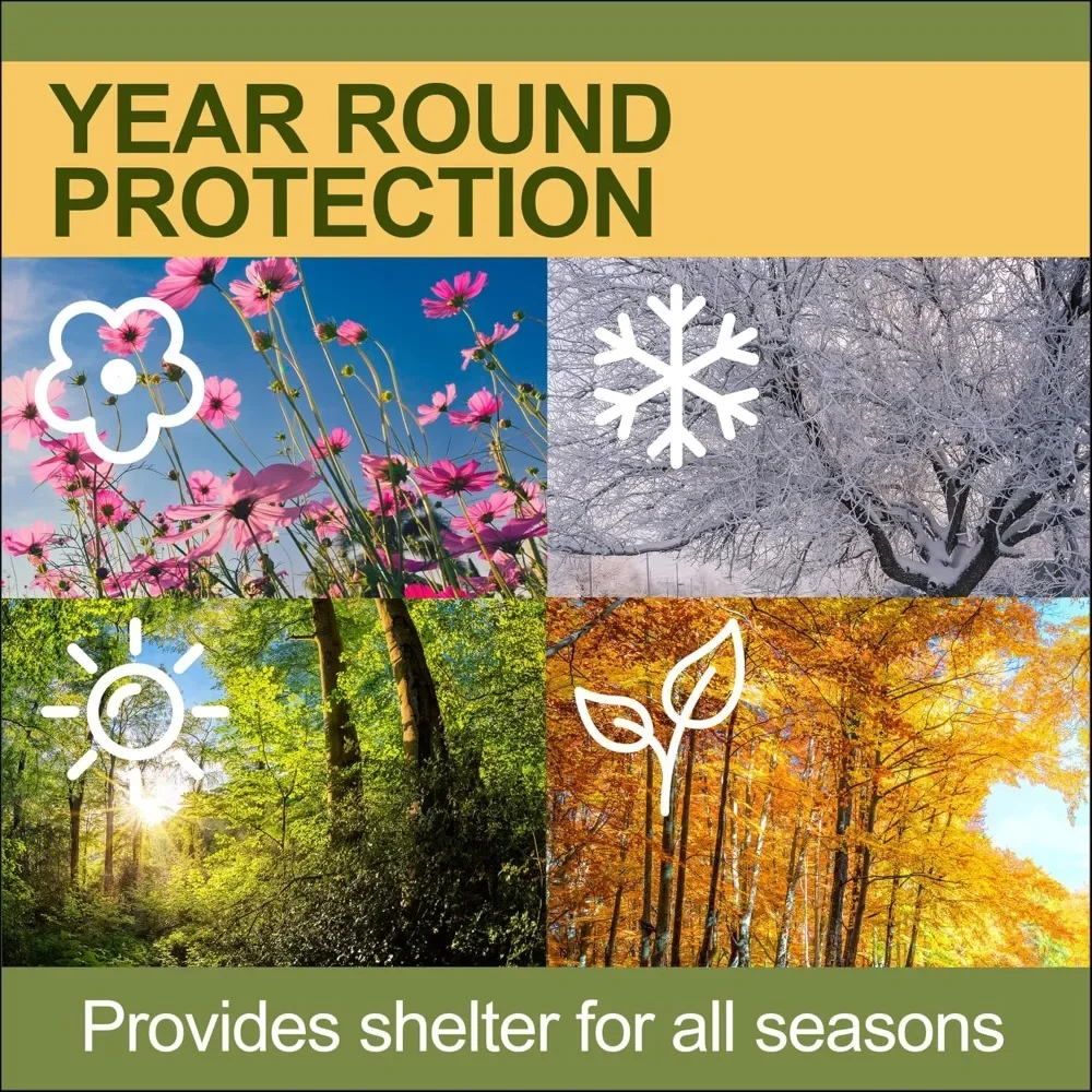 

Всепогодный навес/портативный гараж 10 x 20 футов, сверхпрочный, со стальным каркасом и рулонными воротами на молнии