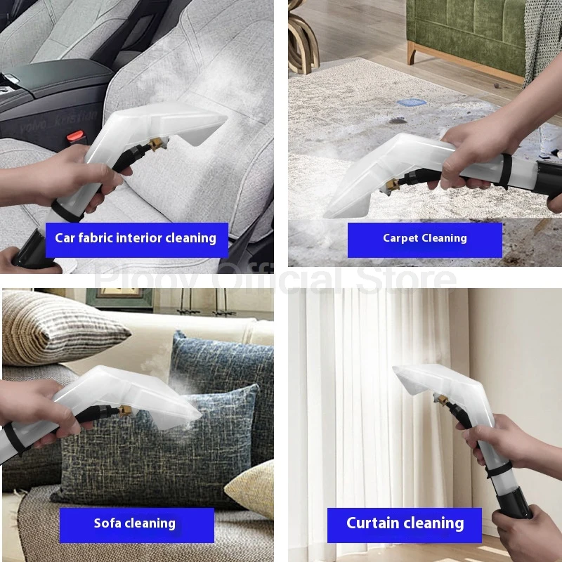 2500 واط منظف البخار آلة استخراج رذاذ البخار 24000Pa شفط 7.5/12L خزان لتنظيف المنزل إزالة بقع الزيت التعقيم #6