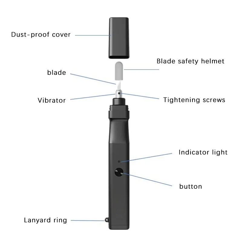 Portable Ultrasonic DIY Cutting Knife Plastic Wood Chip Resin PCB Carbon Fiber Model Electric Engraving Tool