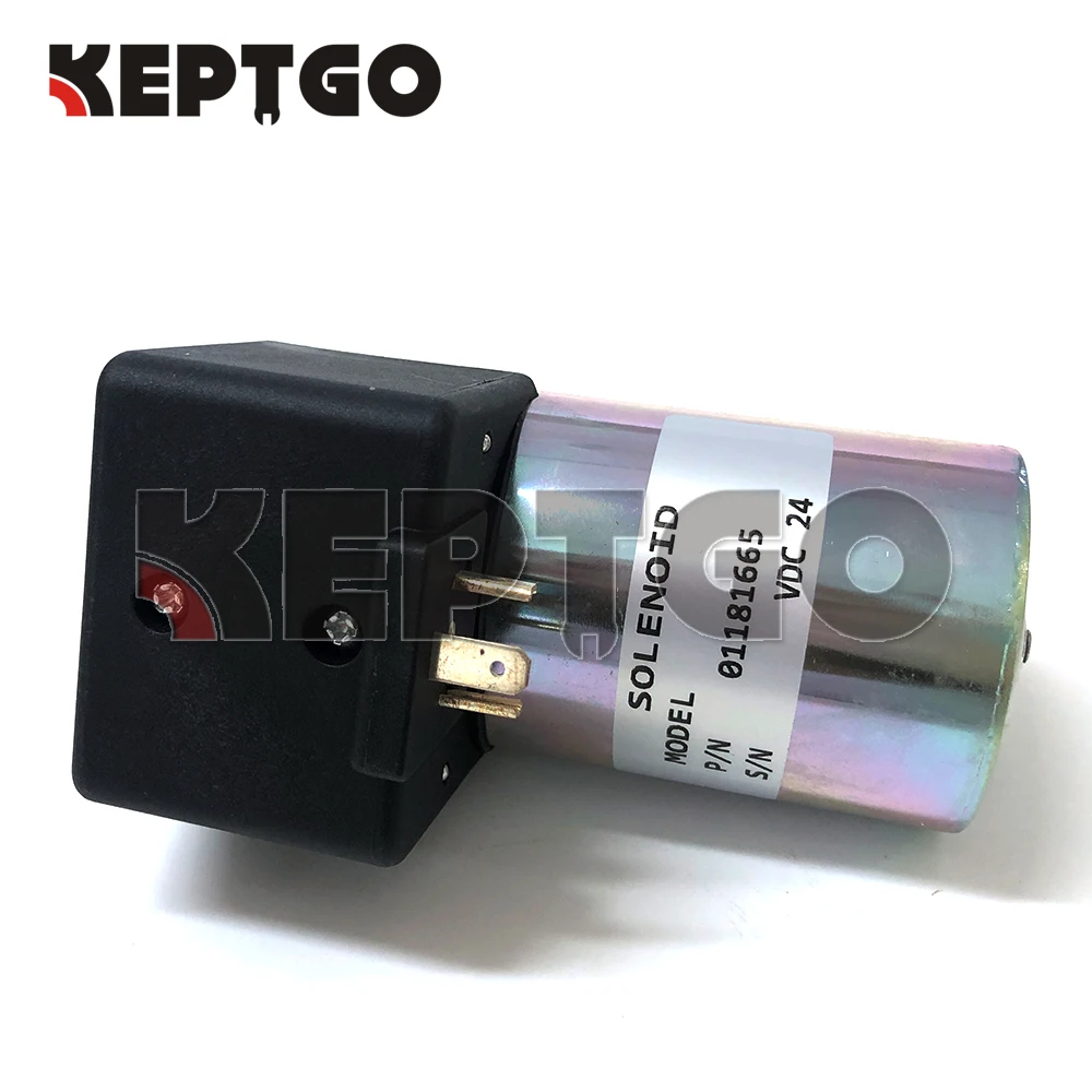 24V 01181665 ShutOff Solenoid For Deutz BFL913 BF4L913 F4L913 BF6L913 BF6L913C 01179114