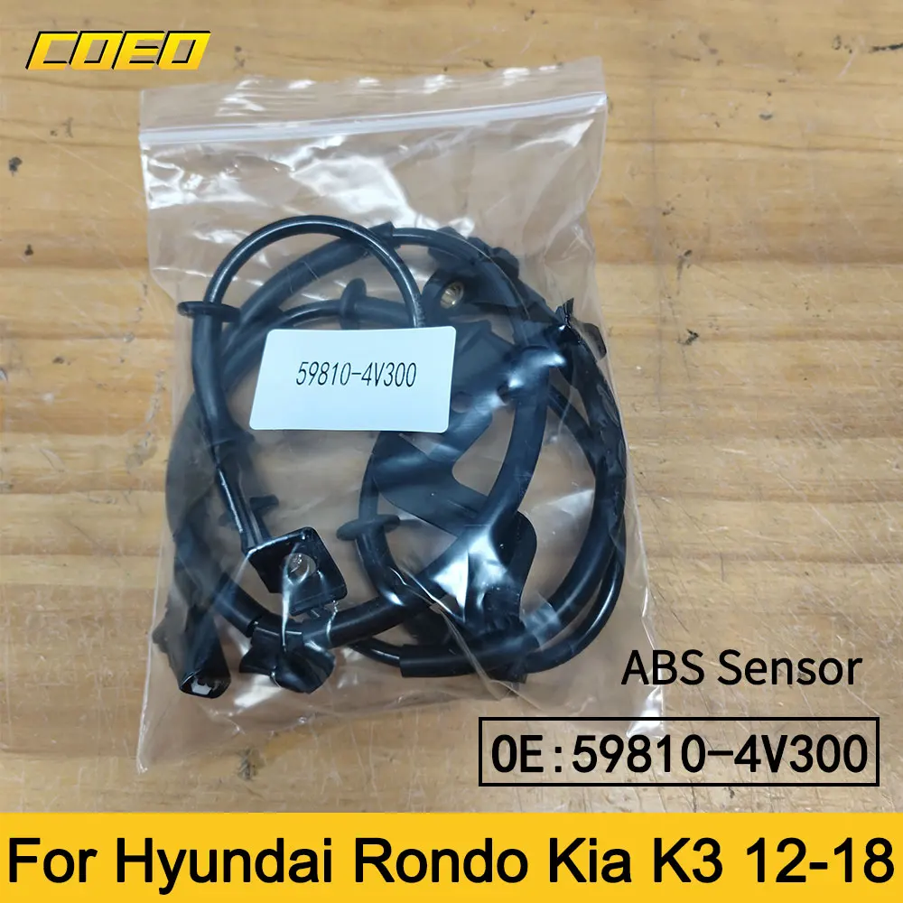 Left/Right ABS Wheel Speed Sensor For Hyundai Elentra Avante / Kia K3 12-18 59810-4V300/59830-4V300 Car Auto Accessorie 1PCS