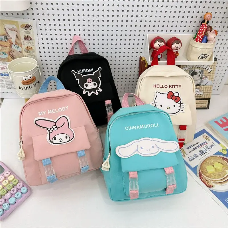 Sanrio Hello kitty Cinnamoroll Cinnamoroll Kuromi cute creative cartoon pattern lightweight portable large capacity backpack