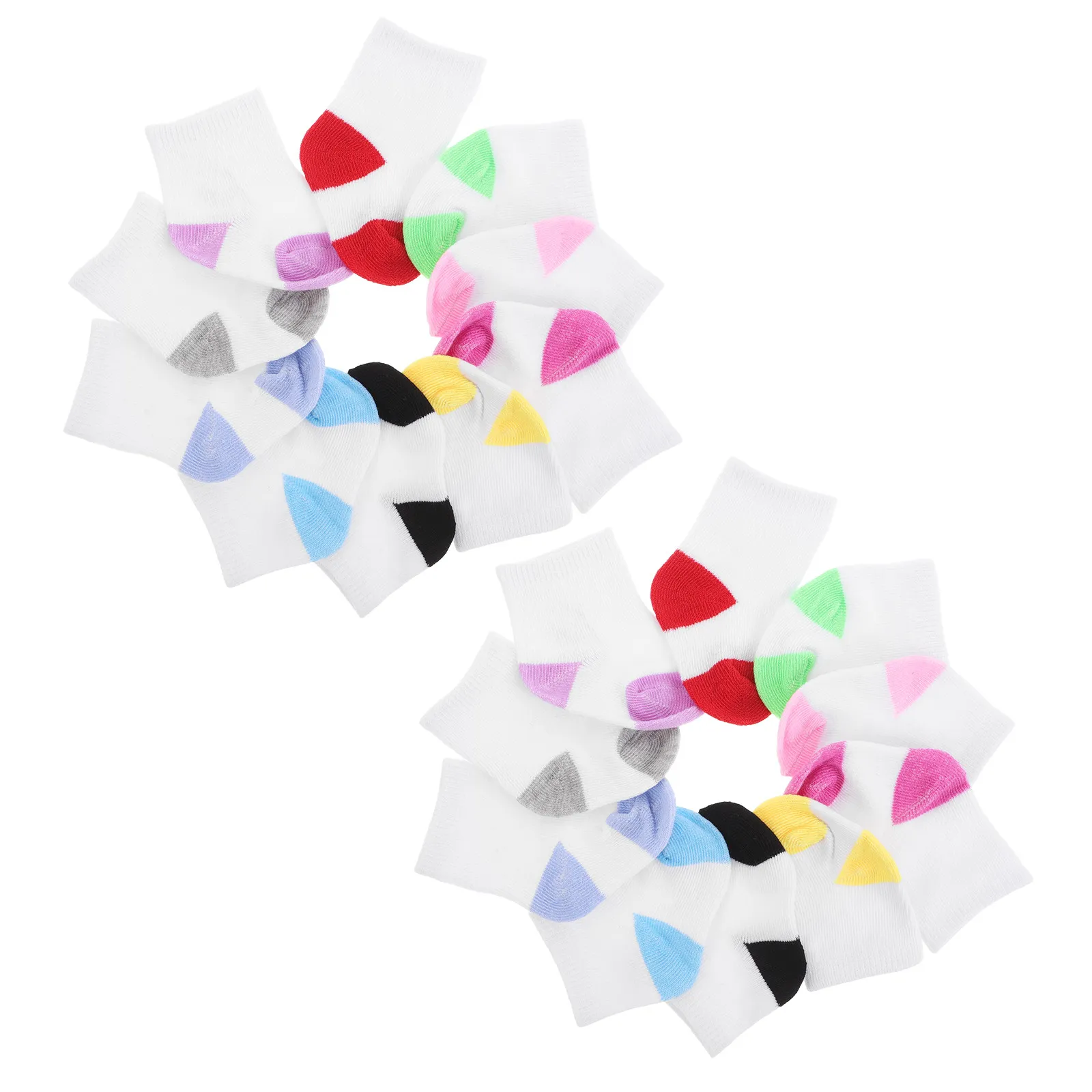 

10 пар разноцветных мини-носков, американские аксессуары для малышей, 18 дюймов, комплект одежды для переодевания, аксессуары для ролевых игр