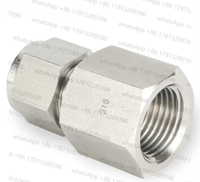 Stainless Steel 316 Female NPT to LOK Double Ferrule Compression Tube Fitting 30MPa 1/8 1/4 3/8 1/2 6 8 10 12mm replace Swagelok